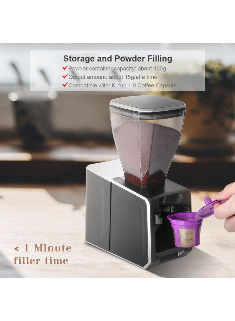 Generic - Coffee Powder Filler Machine 0.0 L H34342-KM Black - Image 1