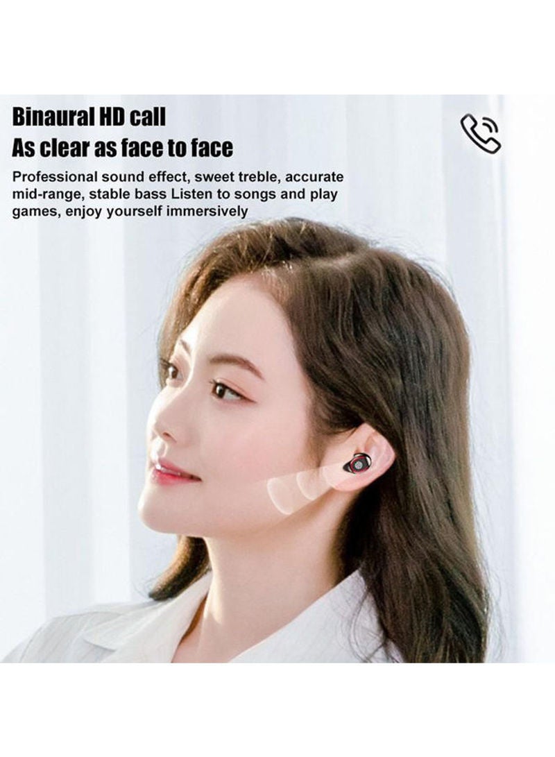 F9-3 BT True Wireless In-Ear Headphones With Triple Display White - Image 4