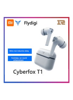Silver Fox TWS T1 BT True Wireless In-Ear Headphones White