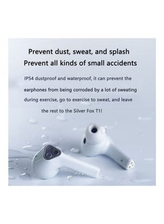Generic Silver Fox TWS T1 BT True Wireless In-Ear Headphones White  - Image 4