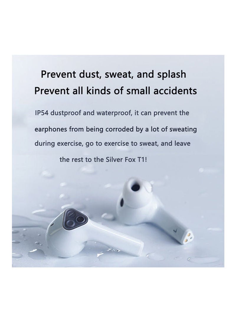 Generic - Silver Fox TWS T1 BT True Wireless In-Ear Headphones White - Image 1