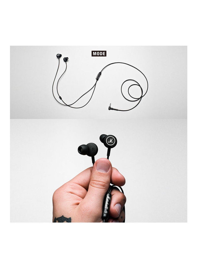 Generic - Marshall Mode Wired In-Ear Headphones Black - Image 1