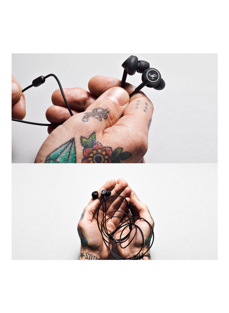 Generic - Marshall Mode Wired In-Ear Headphones Black - Image 1