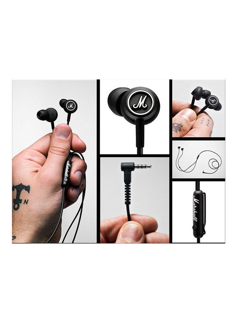 Generic - Marshall Mode Wired In-Ear Headphones Black - Image 1
