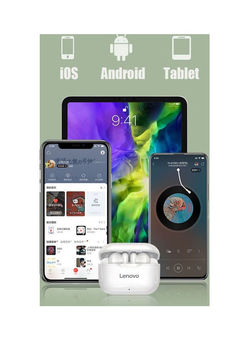 Lenovo LP1 Ultimate BT True Wireless In-Ear Headphones White - Image 3