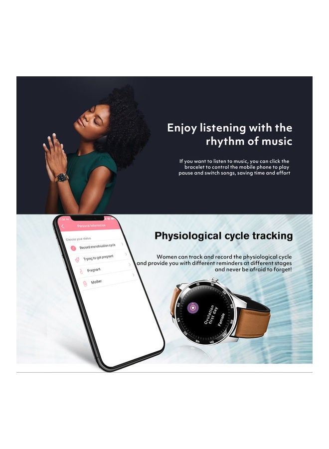 GT Smart Android/iOS Watch Silver