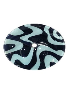 Decorative Glass Bath Basin Without Holder Blue