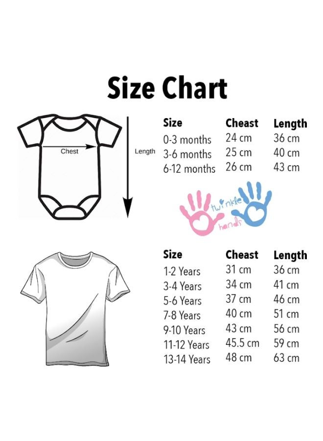 Twinkle Hands - I Can't Keep Calm It's My First Birthday Printed Onesie Navy/White - Image 1