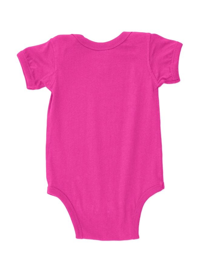 Twinkle Hands - My Heart Belongs To Daddy Printed Onesie Pink - Image 1