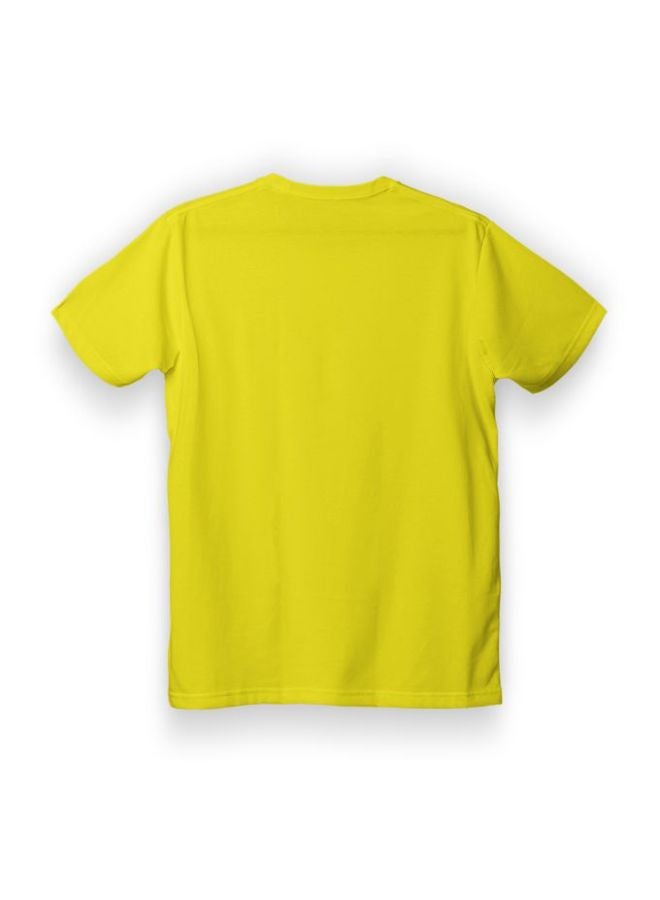 Twinkle Hands - Space Dude Printed T-Shirt Yellow/Blue - Image 1