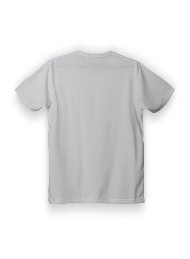 Twinkle Hands - Little Brother Printed T-Shirt Grey/Orange - Image 1