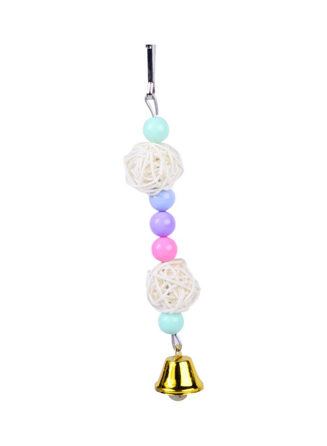 Generic - 6-Piece Bird Swing Chewing Toy Set With Hammock Bell Multicolour 21 x 6cm - Image 1