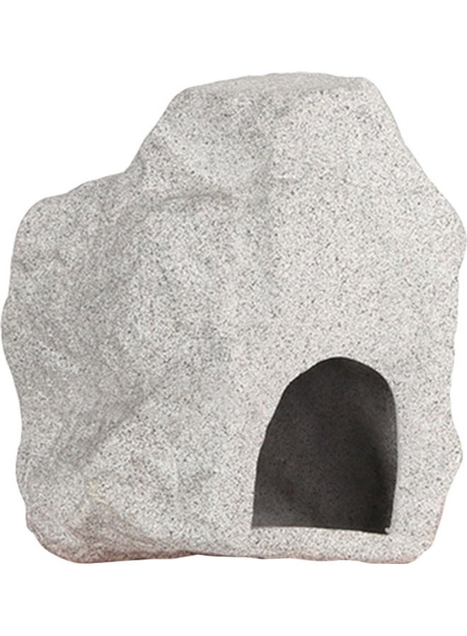 Generic Aquarium Ceramic Cave Decoration Cichlid Stone Grey 16 x 9cm  - Image 1