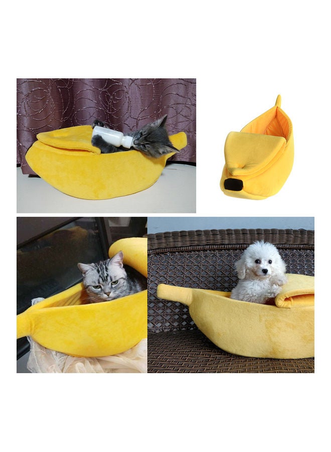 سرير محمول على شكل موزة أصفر 28 x 10سم - Image 2