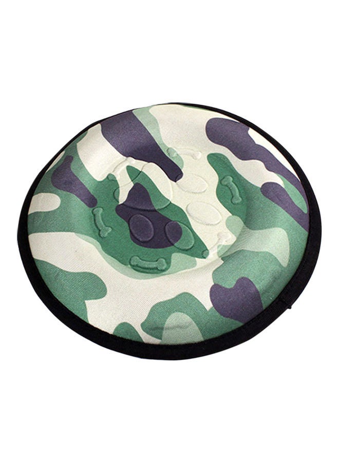 Interactive Flying Floatable Disc For Pet Green