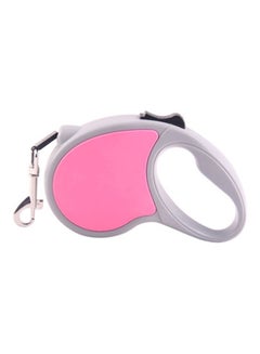 Pet Walking Retractable Leash With Anti-Slip Handle Pink/Grey 19 x 4.5cm - v1607518227/N42920138A_1