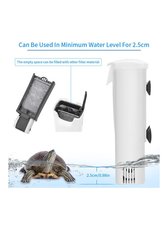 Generic Aquarium Waterfall Turtle Internal Filter White 18.00x6.00x10.00cm  - Image 5