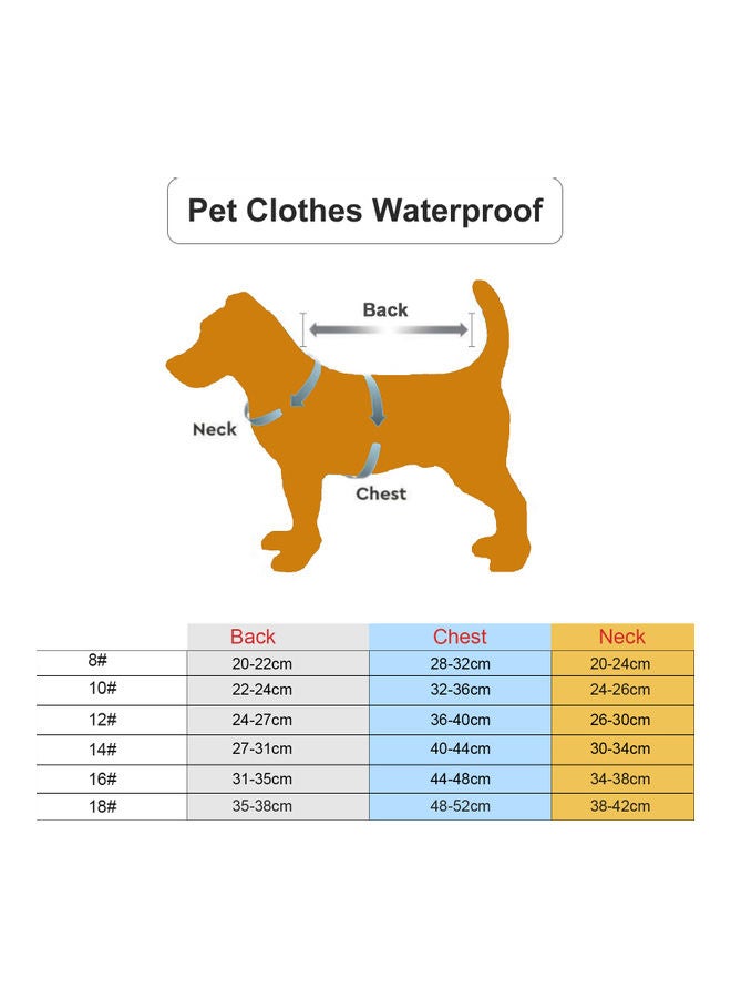 Waterproof Pet Clothes Red 25.00 x 2.00 x 15.00cm - Image 5