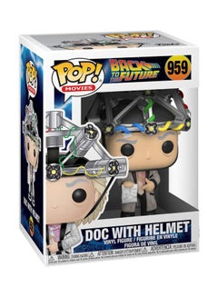 Funko BTTF- Doc With Helmet Bobblehead 2.5x2.5x3.75inch  - Image 2