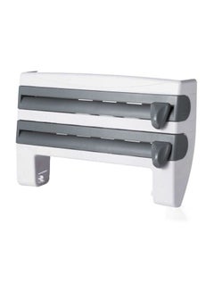 Classic Triple Paper Dispenser Holder Grey/White 39x34cm