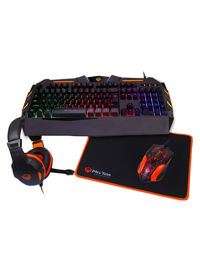 Meetion - 4-Piece Gaming Keyboard Set - Image 1