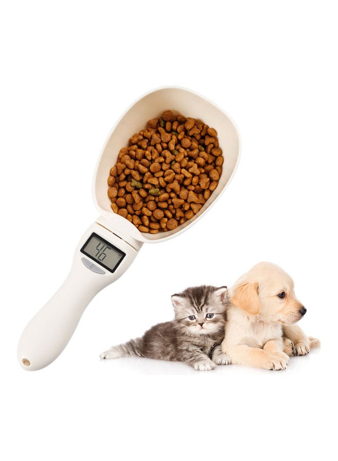 Pet Food Measuring Detachable Digital Spoon White 25 x 10cm - Image 2