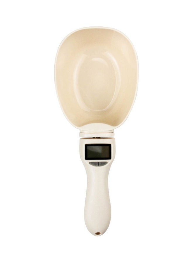 Pet Food Measuring Detachable Digital Spoon White 25 x 10cm - Image 1