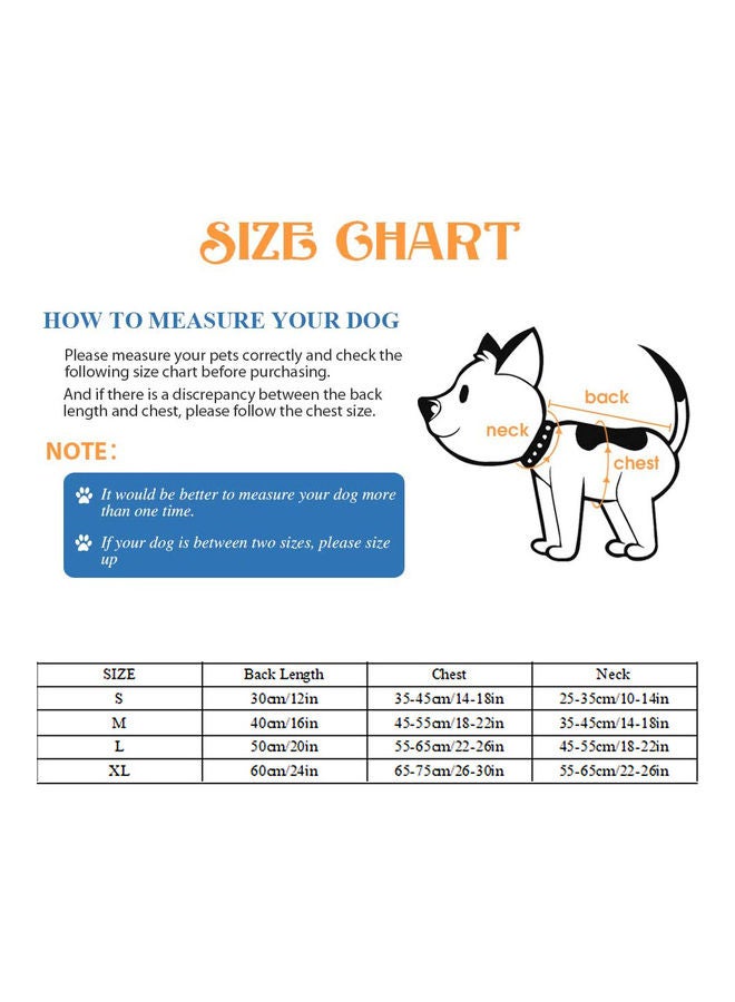 معطف شتوي دافئ للحيوانات الأليفة متعدد الألوان 40.00 x 5.00 x 30.00سم - Image 2