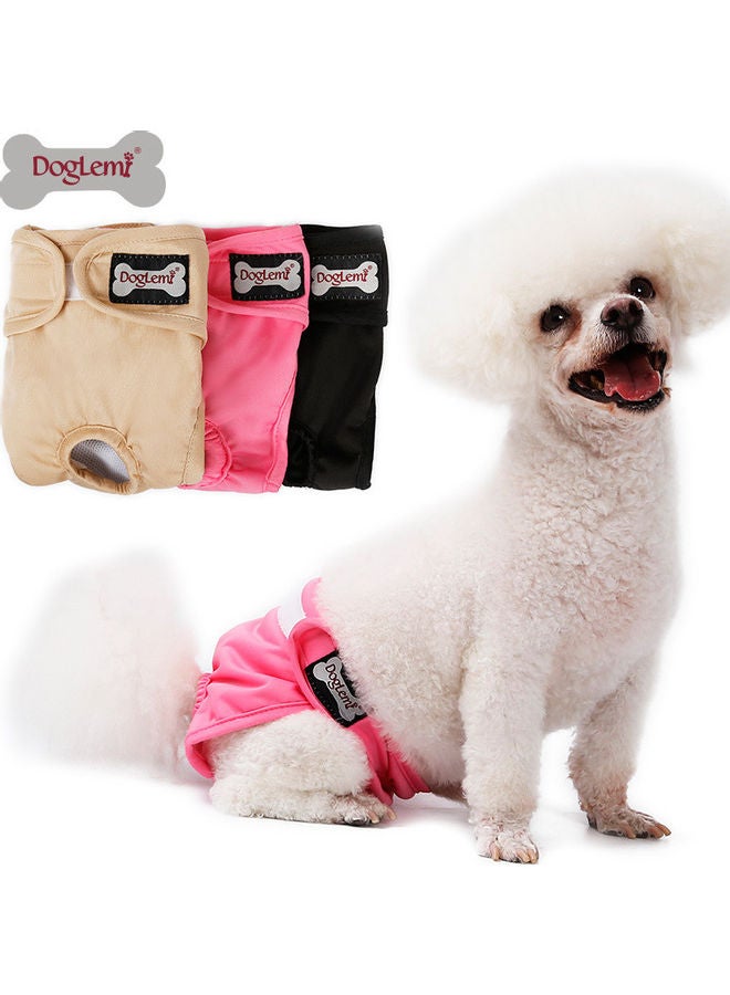 Generic Female Dog Physiological Pants Teddy Golden Retriever Menstrual Safety Panties Beige XL Beige 9.00 x 2.00 x 5.00cm - Image 1