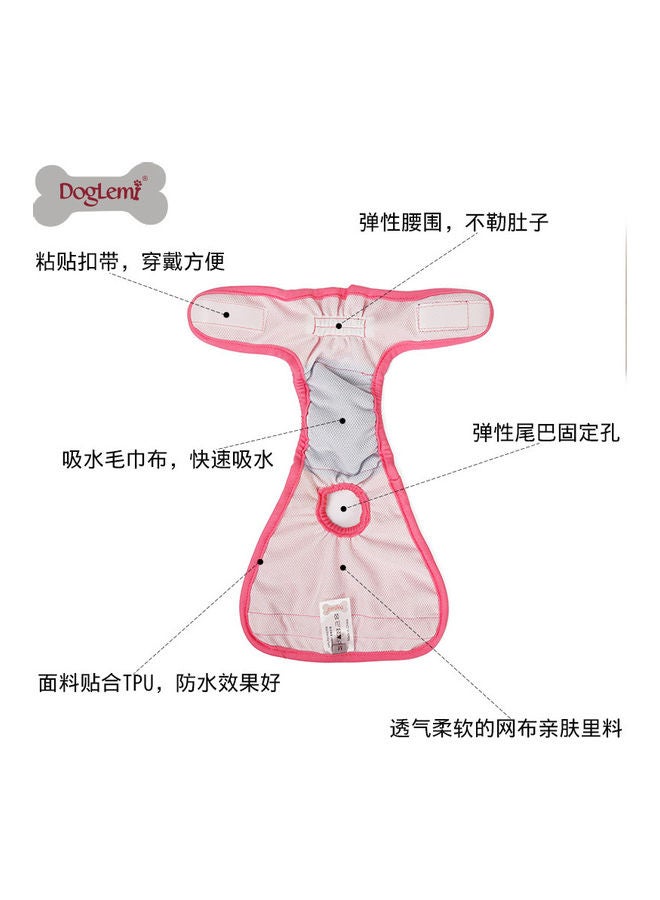 Generic Female Dog Physiological Pants Teddy Golden Retriever Menstrual Safety Panties Beige XL Beige 9.00 x 2.00 x 5.00cm - Image 3
