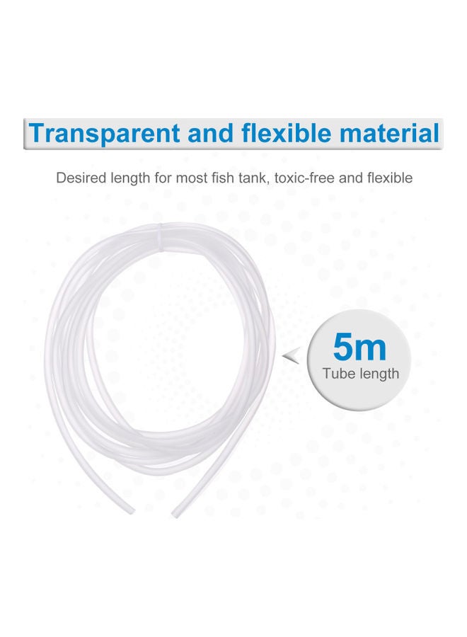طقم ملحقات مضخة هواء لحوض السمك بموزع هواء ثلاثي الاتجاهات متعدد الألوان 13.5 x 2سم - Image 3