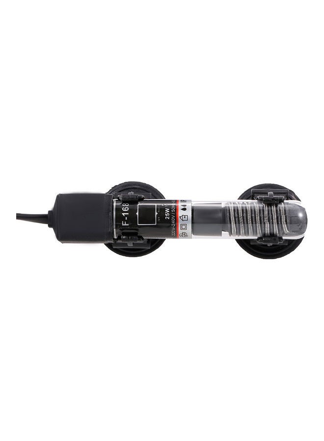Generic Mini Aquarium Fish Tank Water Heater Quartz Tube With Suction Cup Black 15 x 5.5cm  - Image 1