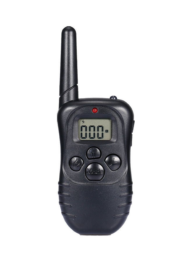 Dog Training Collar With Remote Dog Shock Collar Sound Vibration Shock Light 984Ft Remote Range 1-100 Shock Levels Dog Training Set Black 16.5 x 4.5cm
