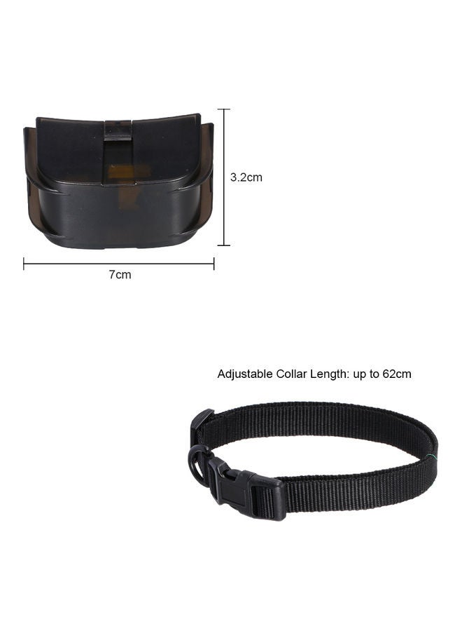 Dog Training Collar With Remote Dog Shock Collar Sound Vibration Shock Light 984Ft Remote Range 1-100 Shock Levels Dog Training Set Black 16.5 x 4.5cm