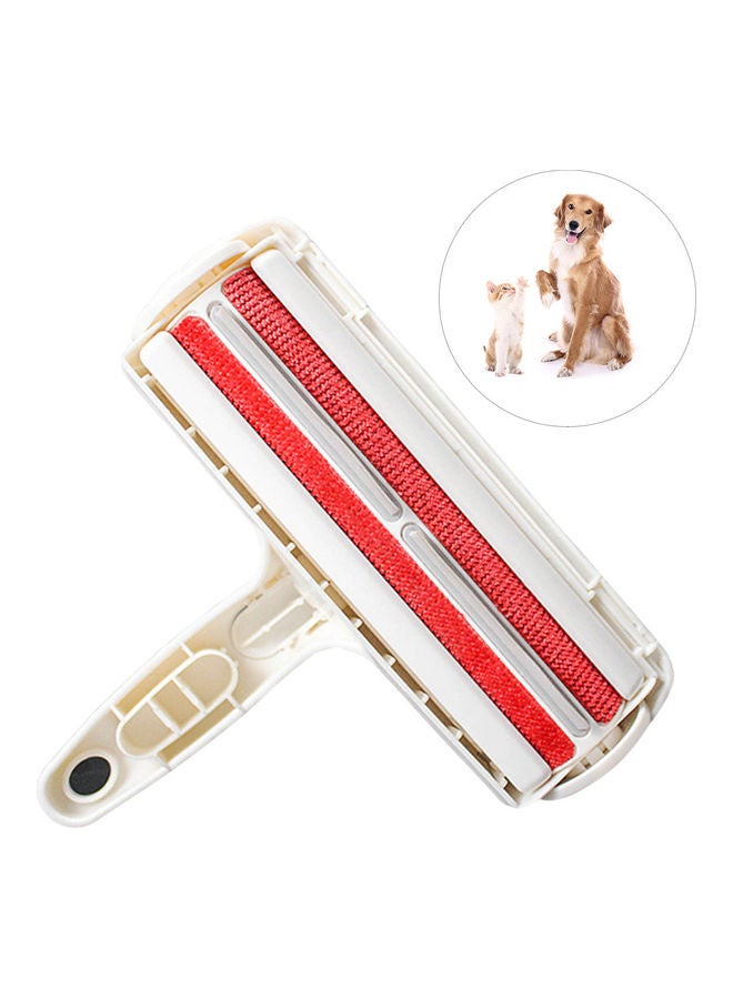 Pet Hair Remover Roller For Couch White/Red 22 x 21cm - Image 4