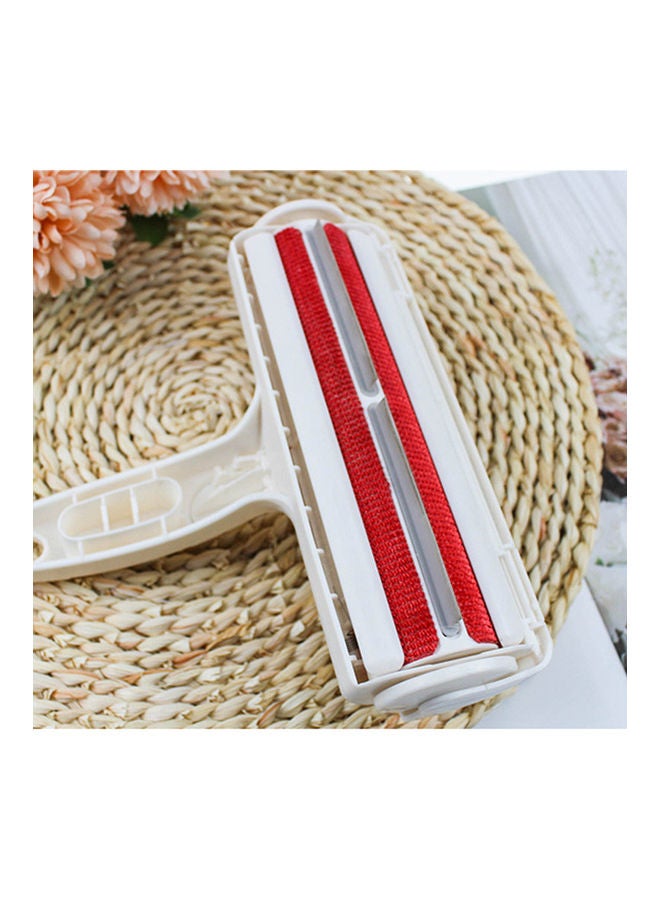 Pet Hair Remover Roller For Couch White/Red 22 x 21cm - Image 5