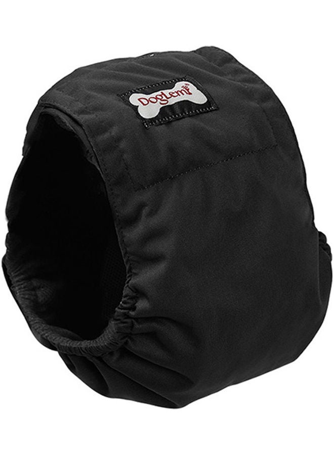 Toilet Training Waterproof Dog Physiological Pant Black 25x18cm - Image 1