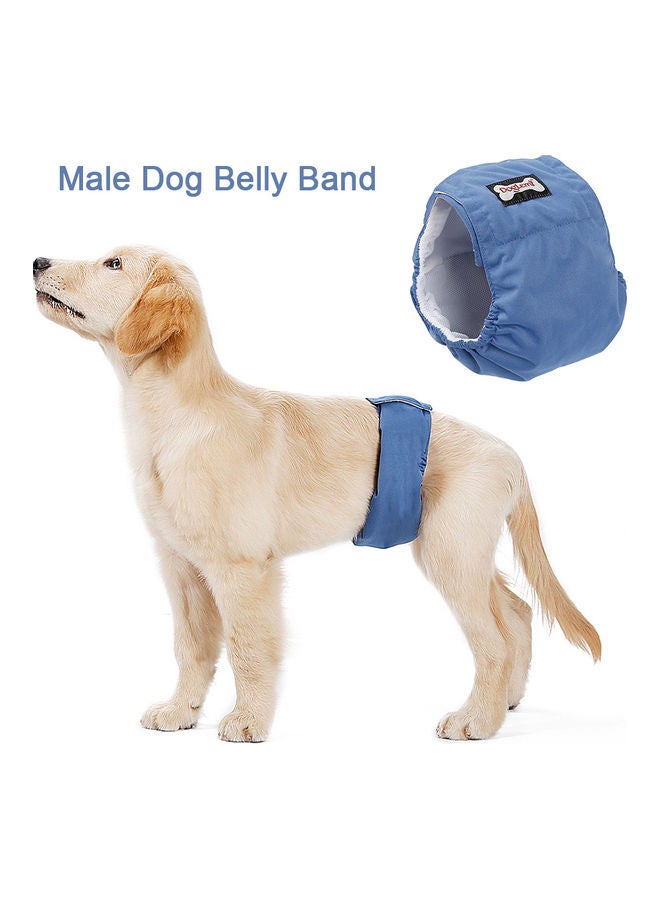 بنطال فسيولوجي مضاد للماء وقابل للغسل، لتدريب الكلاب على استخدام المرحاض أزرق 25 x 18سم - Image 2