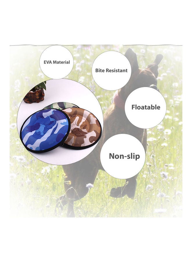 Interactive Flying Floatable Disc For Pet Blue 22 x 3cm - Image 2