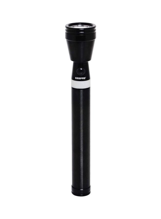 GEEPAS Rechargeable LED Flashlight Black 281mm  - Image 1