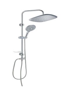 Generic Complete Square Shower System Silver 