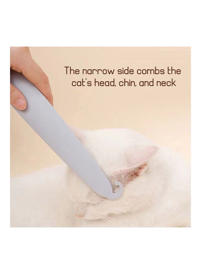فرشاة بملمس بارز على شكل لسان قطة رمادي 23 x 2.10سم - Image 4