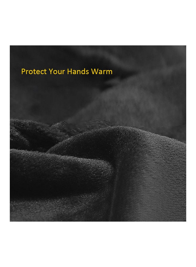 Generic Pair Of Sensitive Screen Touching Waterproof Back Zipper Gloves XL  - Image 5
