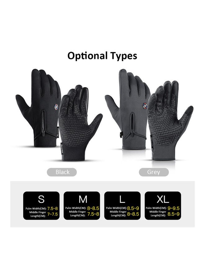 Generic Pair Of Anti-Slip Sensitive Screen Touching Hand Warmer Gloves S  - Image 3