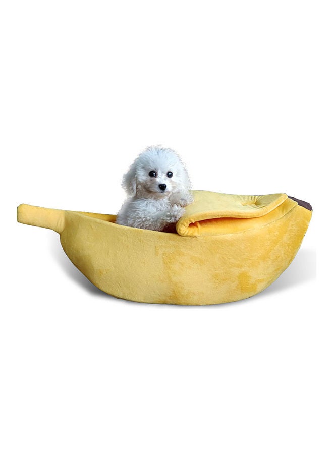 Portable Banana Shaped Bed Yellow 35 x 10cm - Image 4