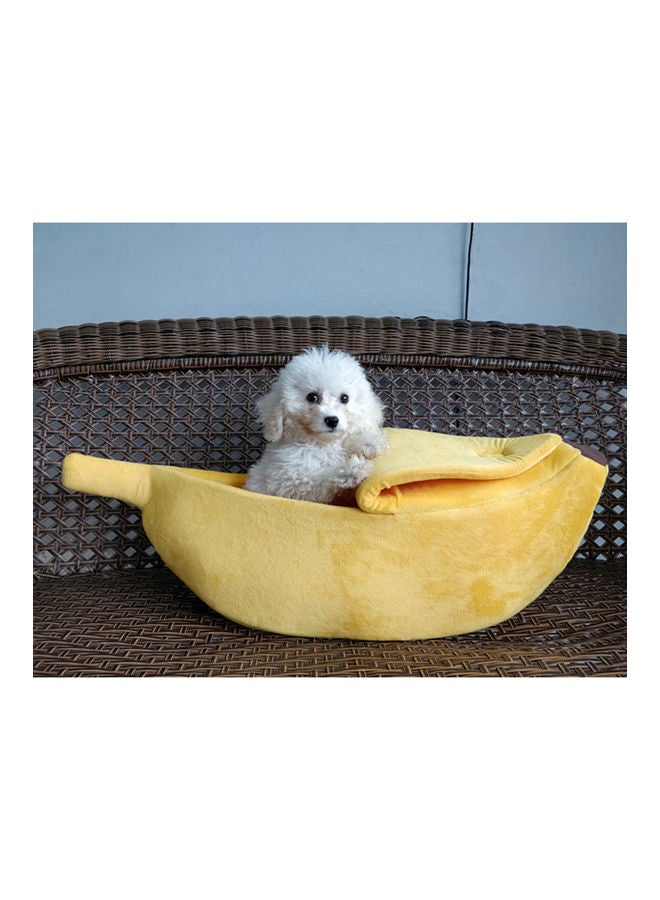 Portable Banana Shaped Bed Yellow 35 x 10cm - Image 3