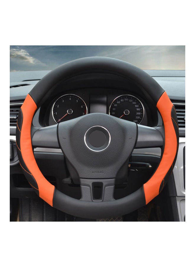Generic Universal Car Steering Wheel Soft Leather Grip Non-Slip Cover  - Image 3