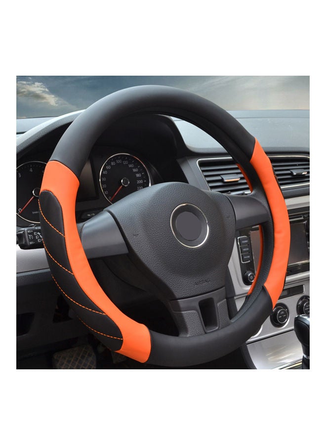 Generic Universal Car Steering Wheel Soft Leather Grip Non-Slip Cover  - Image 2