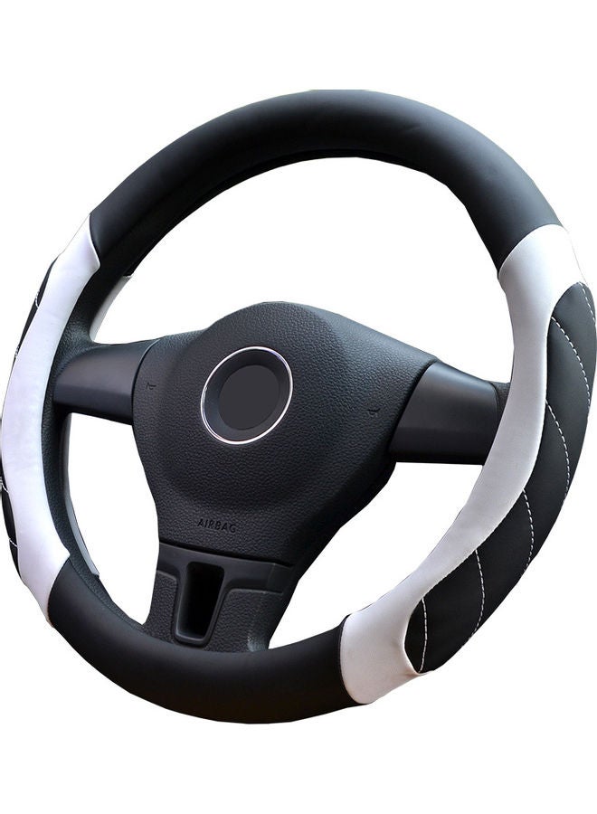 Universal Car Steering Wheel Soft Leather Grip Non-Slip Cover - Image 1