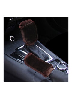 Generic Fluffy 3 pcs Steering Wheel / Handbrake / Gear Shift Cover  - Image 5